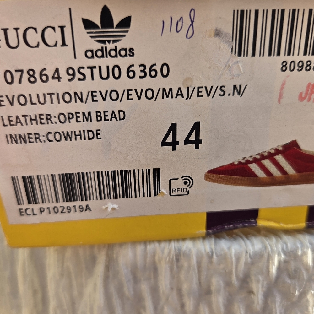 Gucci Red Leather womens Sneakers